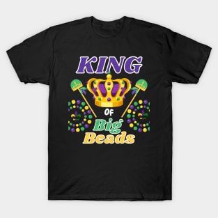 Mardi Gras King of big beads T-Shirt